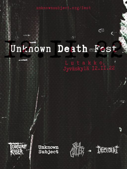 Unknown Death Fest poster